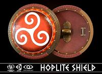 Hoplite Shield Triskelion