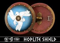 Hoplite Shield Sphinxes