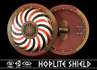 Hoplite Shield Makedonian Sun
