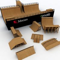 Mega Halfpipe Skate Park Bundle