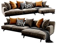 Poliform Tribeca Chaise Lounge