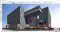 Sketchup Commercial and office complex L7