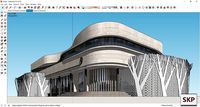 Sketchup Commercial complex L9