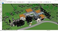 Sketchup Recreational complex C2