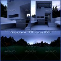Panosphere HDRI -_- Golf Course 0548