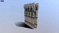 Medieval French Castle Wall