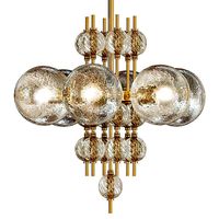 Hudson Valley Calypso 27 14W Aged Brass 6 Light Chandelier
