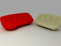 Ploum couch 3D Model