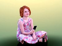 Mila 10210 - Sitting Casual Girl