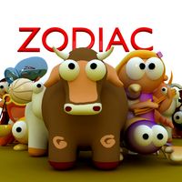 12 Zodiac Cartoon Models