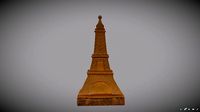 Gold Eiffel Tower Bookend