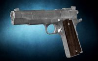Weapon - Pistol Colt Handgun Rigged Gameready and 3d Printable