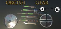 Orcish weapons and shields