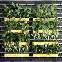 wooden flower boxes  vertical garden 39