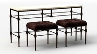 Grayson Bench and Table by Bernhardt