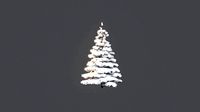 Low Poly Tree Winter Stylish NewYear