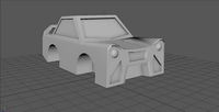 3D Low Poly Car