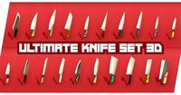 Ultimate Knife Set 3D Low-Poly Game Ready