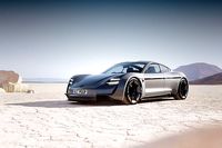 Electric German sport car unbranded