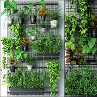 Wall Grid Plant Pot 4