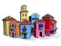 Venice Cartoon Houses