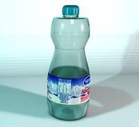 Bottle plastic 3D Model