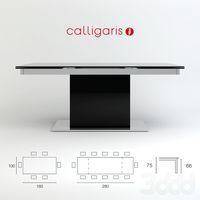 Стол Park Glass CS 4039-GR от Calligaris