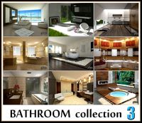 Bathroom collection 3 3D Model