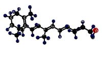 Vitamin A-Molecular model