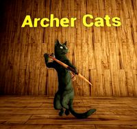 Archer Bow Cats 39  Animations with Props Ranger RPG Character