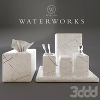 Luna Marble Vanity Accessories/Набор для ванной