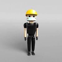 Low Poly Protestor Type 4