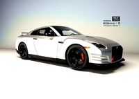 Nissan gtr R35 lowpoly