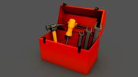 box with tools