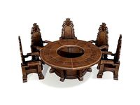 Round Table and Seats