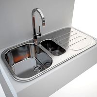 Kitchen Sink Blanco Claris 6 S and tap Gessi Quadro
