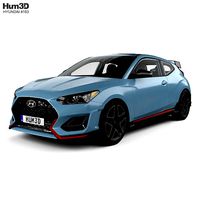 Hyundai Veloster N with HQ interior 2018