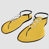 Thong Flat Sandals 01