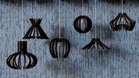 Hanging Pendant Lamp Set