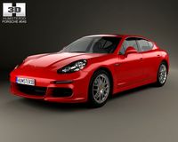 Porsche Panamera 4 2014 3D Model
