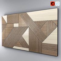 BLACK GEOMETRIC WOOD