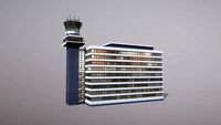 Control Tower EHAM Building Tower Amsterdam Airport Schiphol