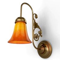 Antique Orange Wall Lamp