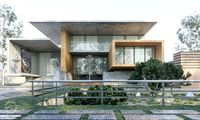 Modern Spring Villa - Daylight Scene