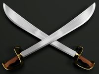 Cutlass For true pirates 3D Model