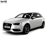Audi A3 Sportback with HQ interior 2013