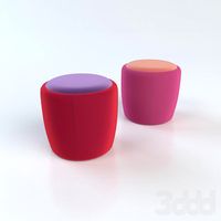 Calligaris / Candy Ottoman Pouf