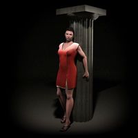 Female 03 3dpeople vol 02 v2 3D Model