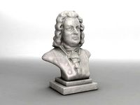Sculpture Bust of Johann Sebastian Bach