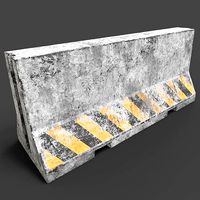 Old Concrete Barrier